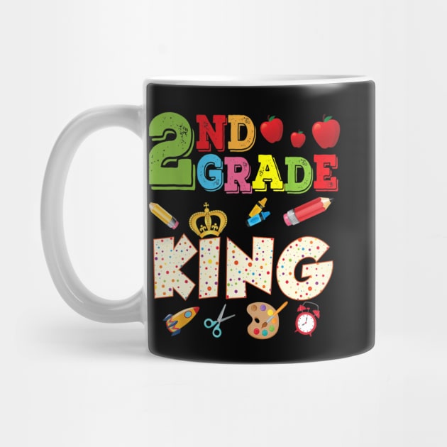 2nd Grade King Second Grader Back To School Kid Student by FONSbually